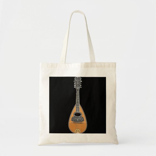 Mandolin Lover String Instrument Bluegrass Muziek Tote Bag (Voorkant)