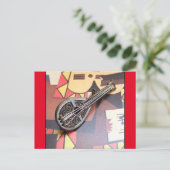 Mandolin Melody Briefkaart (Staand voorkant)