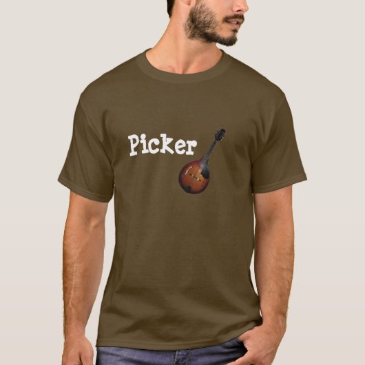 Mandolin Picker T-shirt (Voorkant)