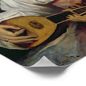 Mandolin Player, 1865 Poster (Hoek)