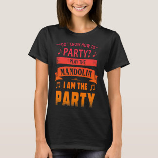 Mandolin speler Shirt pensioenplan Bluegrass in