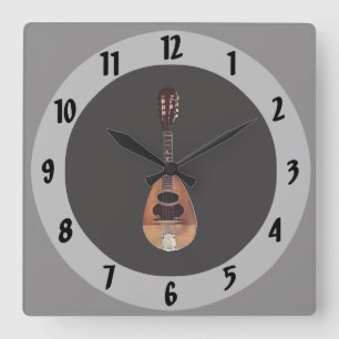 Mandolin Vierkante Klok