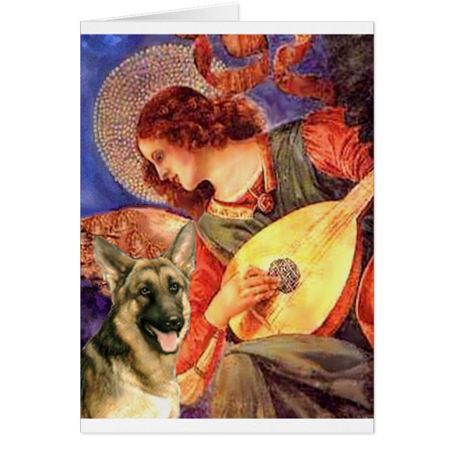Mandoline Engel - Duitse Herder 2 (Voorkant)
