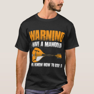 Mandoline Lover Muziekinstrument Muzikant Orchest T-shirt