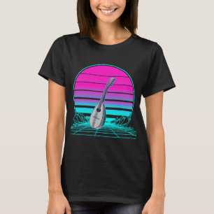 Mandoline Lover Retro Sunset Mandoline 2 T-shirt