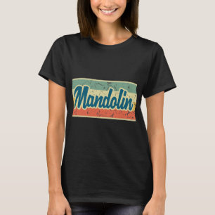 Mandoline Lover Stijl Retro T-shirt