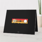 Mandoline Sunset Bluegrass Muziek Retro Grap Kaart (Achterkant)