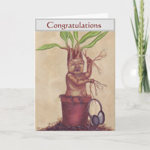 Mandrake Nieuwe Baby Kaart