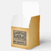 Mandrake Poison Label Halloween Favorieten Bedankdoosjes (Geopend)