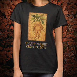 Mandrake Root Witchy Halloween T-shirt
