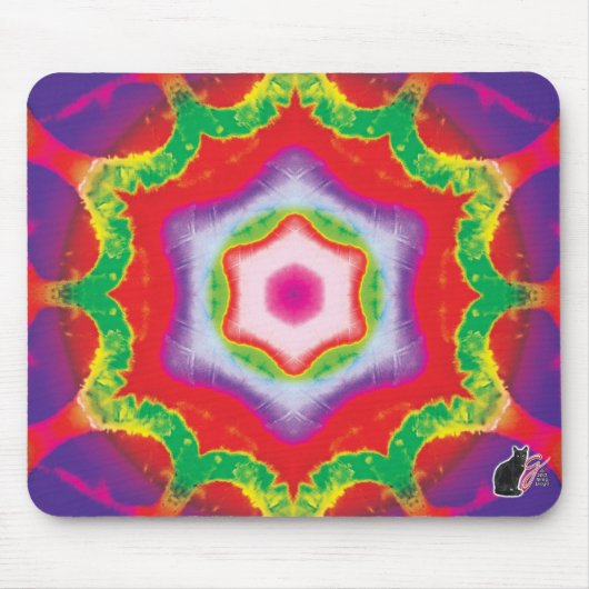 Mandril Kaleidoscope Muismat (Voorkant)