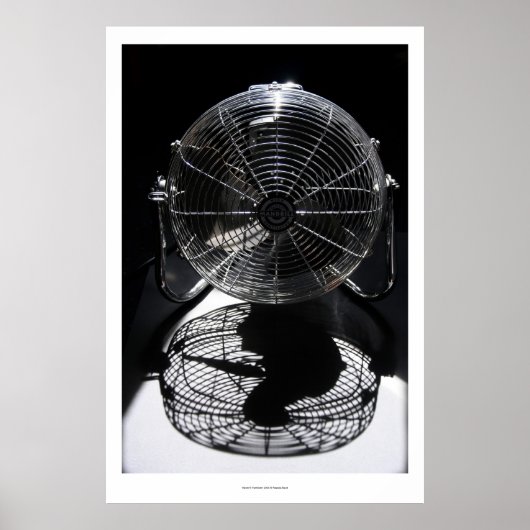 Mandrill Fan BW Still Life Photographie L Poster (Devant)