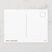 Mandrill op de grond feestdagenkaart (Achterkant)