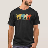Mandrill Retro Monkey Baboon Lover 60 s 70