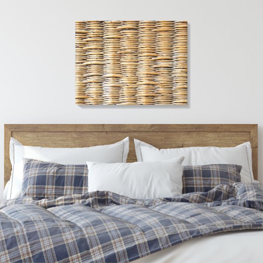 mandweefmacro canvas afdruk (Insitu (Slaapkamer))