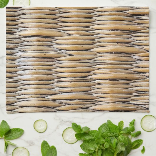 mandweefmacro theedoek (Gevouwen)