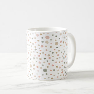 Mandy Confetti Watercolor Dots Mug Classique