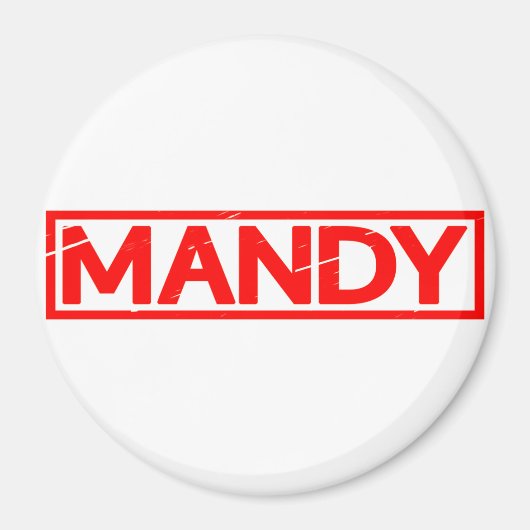 Mandy Stamp Magneet (Voorkant)