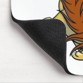 Mane Attraction: Haar in Movement mousepad Muismat (Hoek)