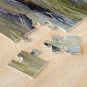 Maned Wolf Waterverf Art Puzzle Legpuzzel (Zijkant)