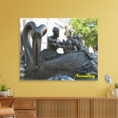 Manège de mariage à Nuremberg Impression sur toile (Insitu(Salon))