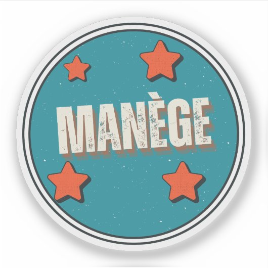 Manège Sticker (Voorkant)