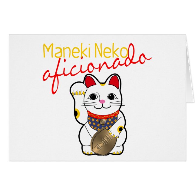 Maneki Neko Aficionado (Voorkant Horizontaal)
