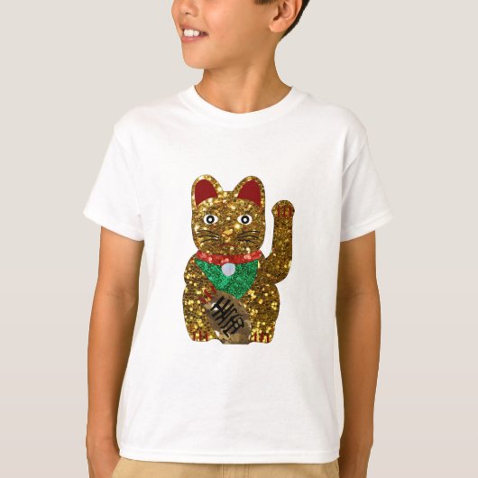 maneki neko cat t-shirt (Voorkant)