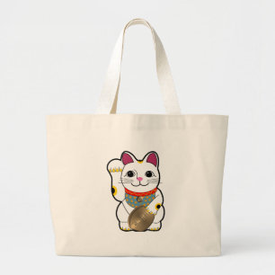 Maneki Neko Grote Tote Bag