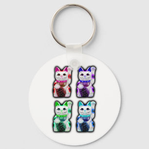 Maneki Neko JAPANESE geld CAT Sleutelhanger