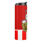 Maneki Neko: Japanse Lucky Cat Thermosbeker (Gedraaid links)