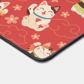 Maneki Neko Lucky Cats Bureaumat (Hoek)