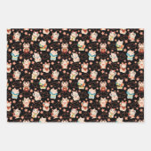 Maneki Neko Lucky Cats Wrapping Paper Set (Voorkant)