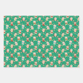 Maneki Neko Lucky Cats Wrapping Paper Set (Voorkant 3)