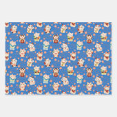 Maneki Neko Lucky Cats Wrapping Paper Set (Voorkant 2)