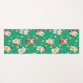 Maneki Neko Lucky Cats Yogamat (Voorkant (horizontaal))