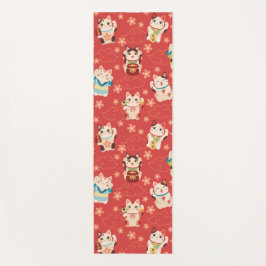 Maneki Neko Lucky Cats Yogamat