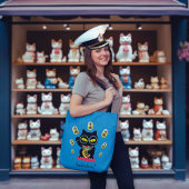 Maneki Neko Lucky Poilue Draagtas