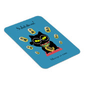 Maneki Neko Lucky Poilue flexibel Magneet (Rechterzijde)