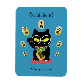 Maneki Neko Lucky Poilue flexibel Magneet