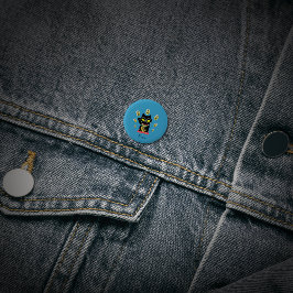 Maneki Neko Lucky Poilue Ronde Button 3,2 Cm