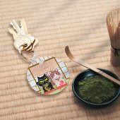 Maneki Neko Lucky Poiluna Ronde Sleutelhanger