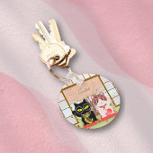 Maneki Neko Lucky Poiluna Ronde Sleutelhanger