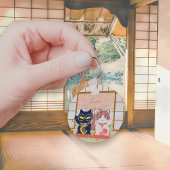 Maneki Neko Lucky Poiluna Ronde Sleutelhanger