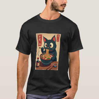 Maneki Neko Lucky Ramen Soep Kat Lucky Charme T-shirt