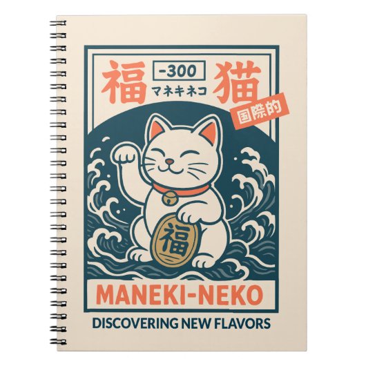 Maneki-Neko Notitieboek (Voorkant)