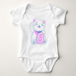 maneki neko pastel romper
