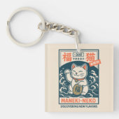 Maneki-Neko Sleutelhanger (Voorkant)