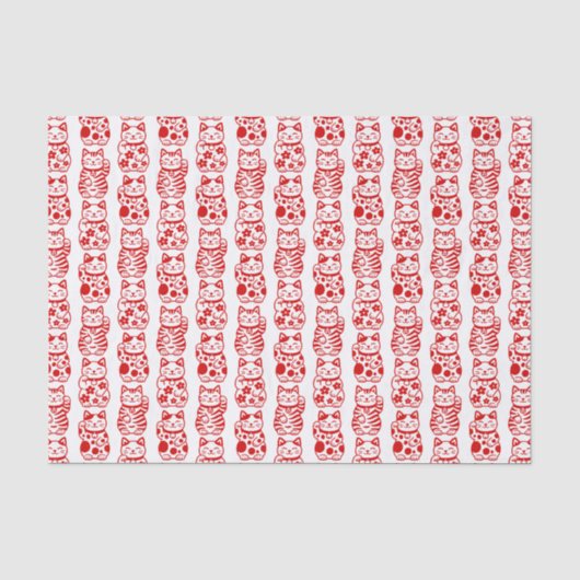 Maneki Neko Tissuepapier (Voorkant)