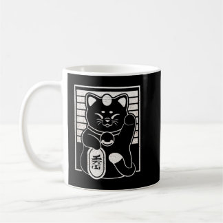 Maneki nekos lucky cats japanese style anime desig koffiemok